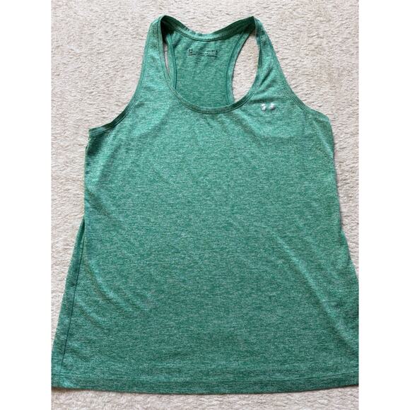 Under Armour womens sleeveless U neck semi fitted tank size medium - Picture 1 of 5